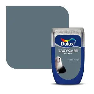 Dulux Easycare Kitchen Faded Indigo Matt Wall paint, 30ml