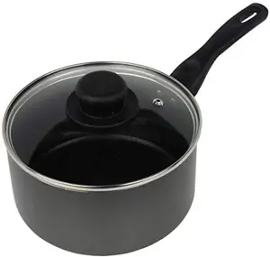 20cm Milk Pan And Glass Lid Sauce Pot Tea Handle Kitchen Non Stick Cookware New