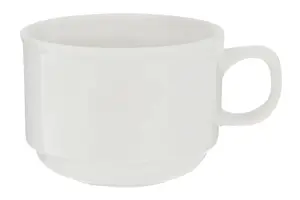 Essentials by Premier Quinn Embossed White Cup