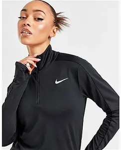 Nike Running Pacer 1/4 Zip Dri-FIT Track Top - Black - Womens - Size S