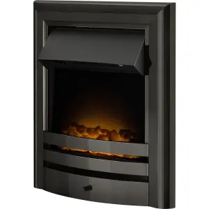 Acantha Vela Electric Fire in Black Nickel