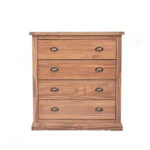 Tirolo 4 Drawer Chest of Drawers Brass Cup Handle