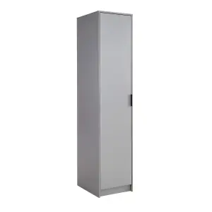 Home Source Phoenix 1 Door Wardrobe Grey