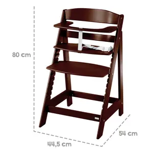 Sit Up Flex High Chair Brown