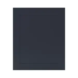 GoodHome Artemisia Matt midnight blue Classic shaker Highline Cabinet door (W)600mm (H)715mm (T)18mm