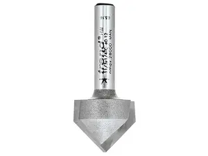 Trend 11/3 x 1/4 TCT V-Groove Cutter 45 Degree 9.2 x 19.1mm