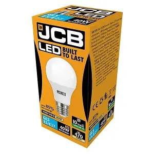 JCB 4.9w ES 3000k Frosted GLS LED Light Bulb - Warm White