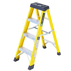 TB Davies 4 Tread Heavy-Duty Fibreglass Swingback (1.14m) Step Ladder