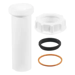 SPARES2GO 40mm Trap Height Adjuster 1.5" Plumbing Basin Sink Waste Water Fitting Kit