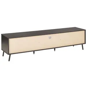 Beliani Modern TV Stand Light Grey BLACKPOOL