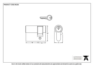 From The Anvil Black 40/10 6pin Single Cylinder