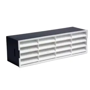 Kair Rectangular 204x60mm White Airbrick