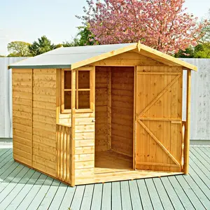 Casita 7ft x 9ft Summerhouse Shed with Veranda Yes