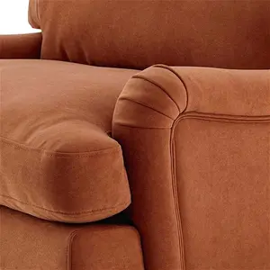 DUSK Hampshire Loveseat - Burnt Orange - Velvet