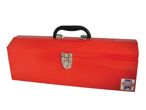 Faithfull TBH101 Metal Barn Toolbox + Tote Tray 48cm (19in) FAITBB19