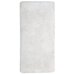 Shaggy Area Rug 80 x 150 cm White CIDE