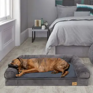 Hundebett Dog Beds Bolster Cushion  20cm H x 120cm W x 90cm D