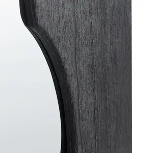 Beliani Rustic Wall Mirror SAULLCET Black