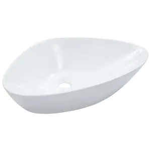 Berkfield Wash Basin 58.5x39x14 cm Ceramic White