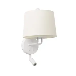 Luminosa Montreal Reading Light Wall Light White, E27