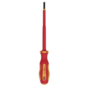 Draper  XP1000 VDE Plain Slot Screwdriver, 3.5 x 100mm 64413