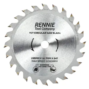 135mm x 24T TCT Circular Wood Saw Blades Fits Bosch, Makita, Black & Decker, Dewalt etc