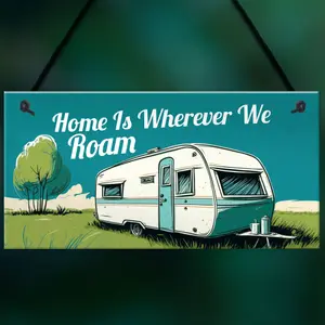 Red Ocean Hilarious Caravan Sign Novelty Hanging Caravan Accessories Decor Plaque  Perfect for Campers and Caravans