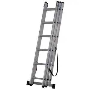 Werner 4-way Aluminium, plastic & rubber Combination Ladder