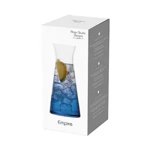 Anton Studios Empire Water Carafe Blue