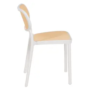 Vernia Stacking Side Chair (Set of 2) White