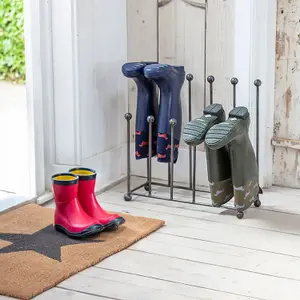 Neo Black Boot Rack Welly Holder (6 Pair)