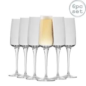 Bormioli Rocco - Aurum Champagne Flutes - 230ml - Pack of 6