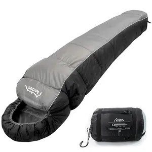 Andes Nevado 400 Sleeping Bag - BLACK/GREY