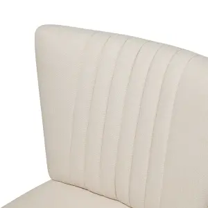 Beliani Glam Armchair VAASA Fabric Beige