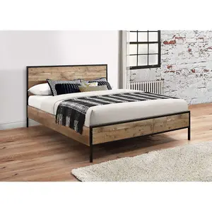 Birlea Urban Double Bed Rustic