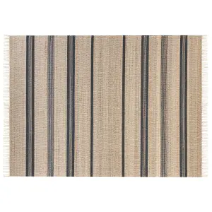 Jute Area Rug 160 x 230 cm Beige and Grey TALPUR