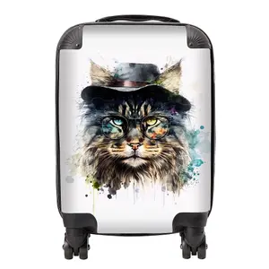 Norwegian Forest Cat Splashart Suitcase - Small