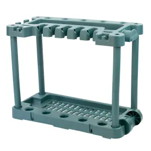 KCT Garden Tool Trolley Rack Storage Organiser