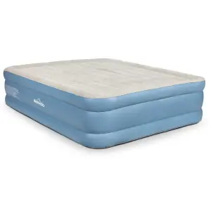 Queen Air Bed, Raised with Built-In Electric Pump, Carry Bag