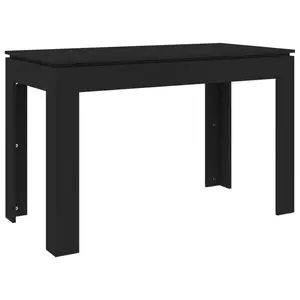 Aatos Dining Table Black / Black / 76cm H x 120cm W x 60cm D