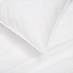 DUSK Cambridge 200 Thread Count Duvet Cover - Cotton - White - Double