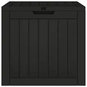 Berkfield Garden Storage Box Black 55.5x43x53 cm Polypropylene