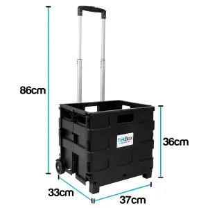 Tekbox Folding Shopping Trolley Box