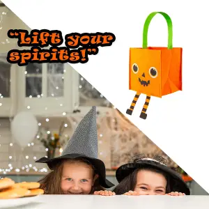 Halloween Treat Bags Accessory Hallows Party, Trick or Treat 44.8cm Pumpkin