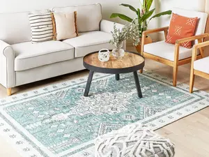 Cotton Area Rug 160 x 230 cm Mint Green FULLA