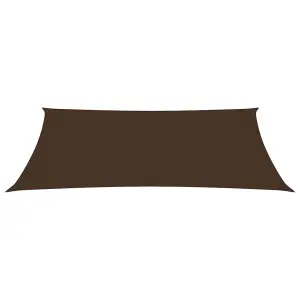 Berkfield Sunshade Sail Oxford Fabric Rectangular 4x7 m Brown