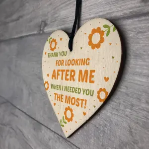 Volunteer Carer Gift Wooden Heart Thank You Gift For Him Her Friendship Gifts