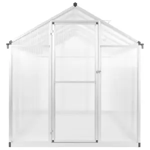 Berkfield Greenhouse Aluminium 421x190x195 cm 15.6 m3