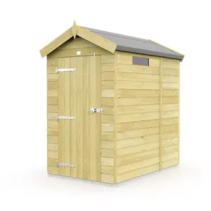 DIY Sheds 4x5 Apex Security Shed - Single Door