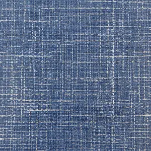 Muriva Blue Texture Fabric effect Patterned Wallpaper